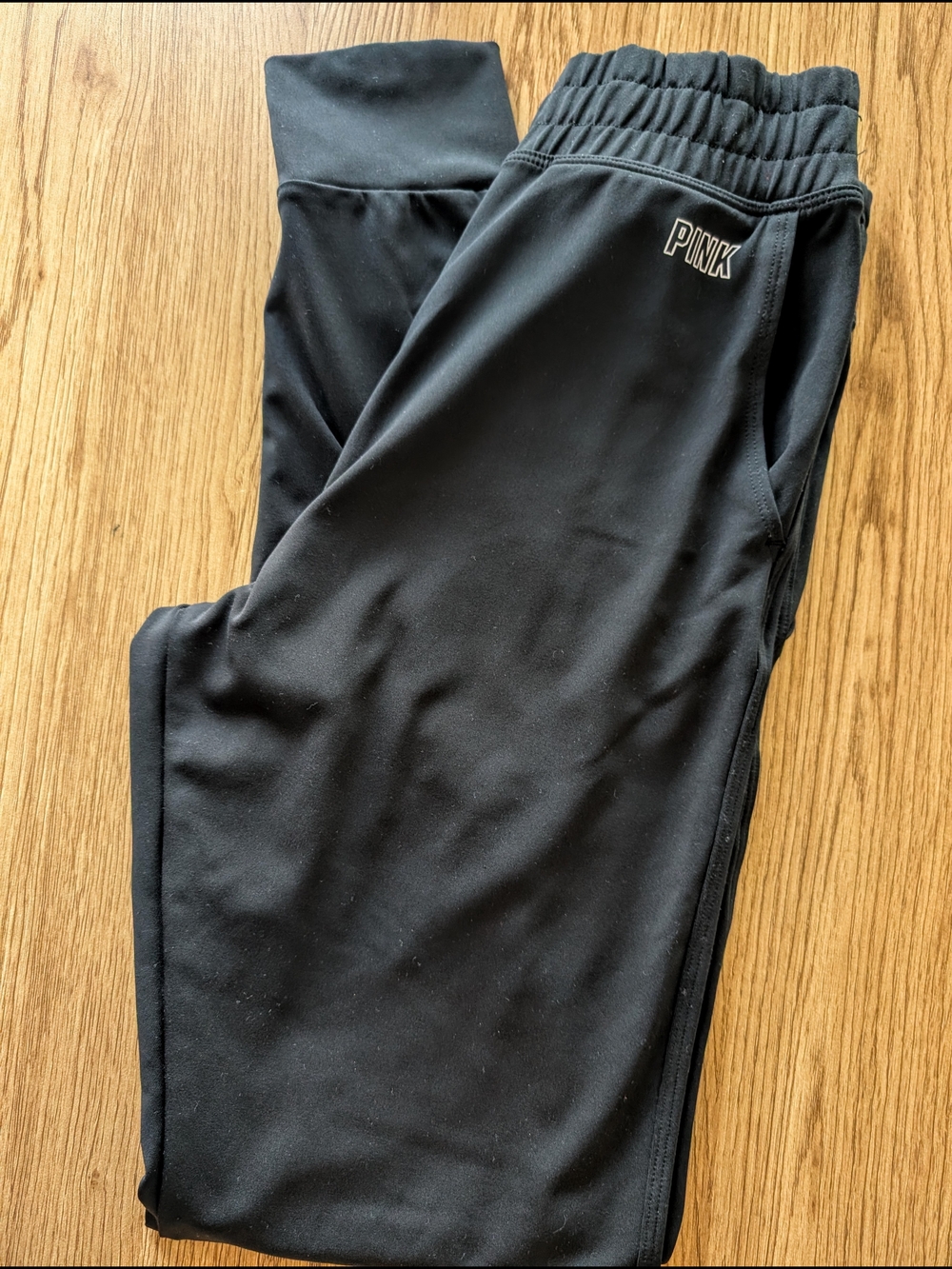 PINK Victoria's Secret Black Athletic Jogger Leggings